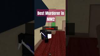 BEST MURDERER IN MM2 😈 SO MUCH MEMES IN THIS MURDER MYSTERY 2 SHORT 😎 [upl. by Ennayk]