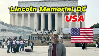 Visit Lincoln Memorial Washington DC USA A Day In My Life Sana Lifestyle In America 🇺🇸 🇵🇰 [upl. by Linad]