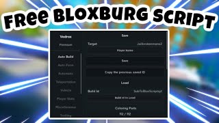 FREE Bloxburg Script  Auto Build  Farm  Infinite Money  Build Anything  AND MORE  PASTEBIN [upl. by Fezoj]