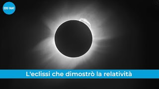 Leclissi che dimostrò la relatività [upl. by Solotsopa]