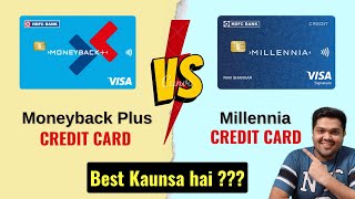 HDFC Moneyback Credit Card vs HDFC Millennia Credit Card  hdfc moneyback vs hdfc millennia [upl. by Yerggoeg474]