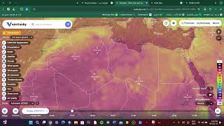شرح موقع Ventusky للتنبؤات المناخية [upl. by Eilyr]