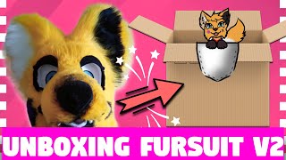 UNBOXING FURSUIT Goopia V2  Français [upl. by Papageno33]