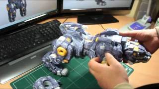 papercraft ZOIDSVOLTRON 1st KIT [upl. by Annoerb]