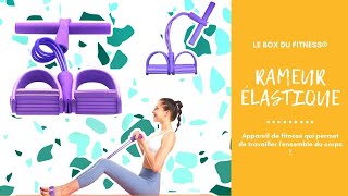 Rameur Élastique  Entraînement et programme dexercice [upl. by Lilhak430]