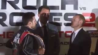 FROCH V GROVES 2 FACE TO FACE AT WEMBLEY [upl. by Drummond]