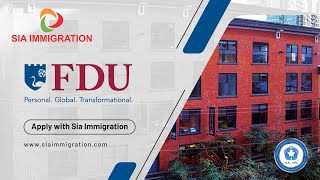 Fairleigh Dickinson University Vancouver Canada  Apply with Sia Immigration  FDU application fee [upl. by Eeluj]