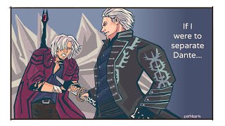 What if Vergil separated Dante DMC comicdub [upl. by Eremehc426]