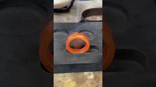 How to make gold ring 💍💍 anguthi making process design youtube tranding [upl. by Ahsienar307]