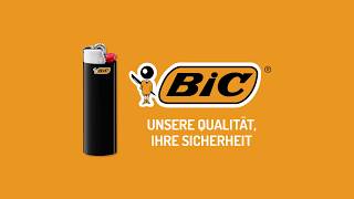 BIC Feuerzeuge Unsere Qualität Ihre Sicherheit 20s [upl. by Waneta663]