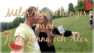 Vlogg ♡ Umgås med Jocke Jonna och Alex [upl. by Aynnat]