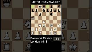 Brown vs Essery Bodens checkmate chess [upl. by Leviralc]