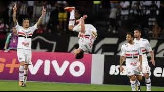 Melhores Momentos  Botafogo 3 x 4 São Paulo  Brasileirão 2017 [upl. by Aipotu628]