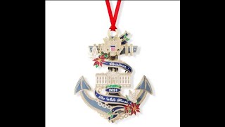 2024 White House Christmas ornament honors Jimmy Carter’s military service [upl. by Haleigh]