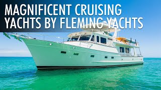 Top 5 Impressive Cruising Yachts 3 Million by Fleming Yachts 20232024  Price amp Features [upl. by Notniv]