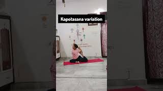 🧘 kapotasana variationYogagirlYtshortfitness janiyesongSunshine🌞❣️🙏🌹 [upl. by Lovash81]