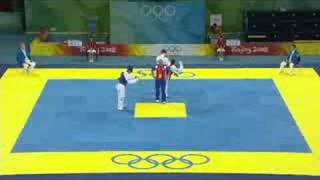 Kazakhstan vs Cuba  Mens 80KG Taekwondo  Extended Highlights  Beijing 2008 Summer Olympic Games [upl. by Annahsal]