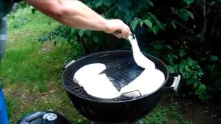 Giant Puffball Mushroom Harvesting amp Grilling [upl. by Tapes]