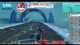 24630 Zwift Epic Race  SnowmanSnowman 1 Laps 44 km [upl. by Nossyla]