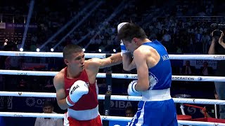 Finals 635KG ABDULLAEV RUSLAN UZB vs BAATARSUKH CHINZORIG MGL  IBA World Championships 2023 [upl. by Inoj]