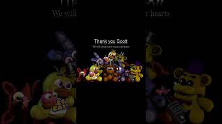 Ten years of fnaf thank you scott [upl. by Auehsoj411]