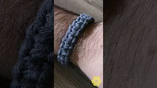 DIY Pulseira de Macramê Tutorial👆 macrame macrametutorial tutorialmacrame diadospais [upl. by Gibun]