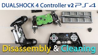 PS4 DualShock v2 controller disassembly and repair buttons cleaning [upl. by Alian424]