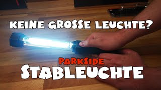 Ausgeleuchtet Lidl  PARKSIDEÂ® Akku Stableuchte LED [upl. by Yecnay]