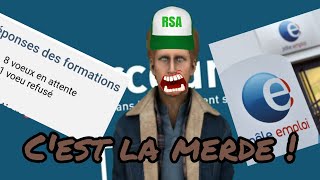 Je RÉAGIS à mes résultats PARCOURSUP   Cest la merde [upl. by Akeit]