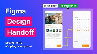 Figma Design Handoff  The Easy Way No Plugin Required [upl. by Skye]