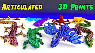 Best Articulated 3D Prints Dragons with Timelapses [upl. by Sanborn623]