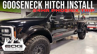 24HR Phoenix Trip Gooseneck Hitch Install [upl. by Nnylg]