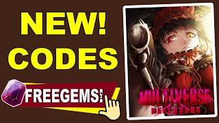 NEW ALL WORKING CODES FOR MULTIVERSE DEFENDERS 2024  ROBLOX MULTIVERSE DEFENDERS CODES [upl. by Therine]