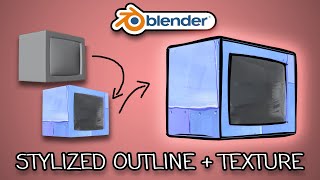 Stylized Outline and Shader Tutorial  Blender Eevee 43 [upl. by Ycart]