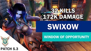 32 Kills 172K Damage SwixOW Saati Paladins Competitive Master WINDOW OF OPPORTUNITY  Immortal X11 [upl. by Philbert]