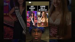 Miss Germany 2024 vs random girl at OKTOBERFEST [upl. by Anelad]