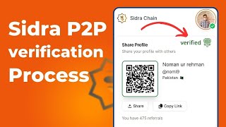 sidra p2p kyc verification  sidra kyc verification  How to do sidra p2p verification [upl. by Lose]