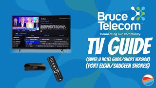 Bruce Telecom TV Guide Walkthrough Short Version TV Surfing in Port ElginSaugeen Shores [upl. by Norrek]