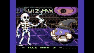 COMMODORE 64  WIZ MAX 3  WALKTHROUGH  FULL GAME PLAY [upl. by Morentz]