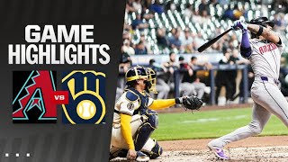 Dbacks vs Brewers Game Highlights 91924  MLB Highlights [upl. by Anirbes]