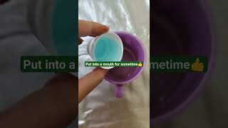 Hexidine mouthwash use💯👍viral shorts [upl. by Lyj]