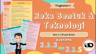 RBT TINGKATAN 1 BAB 313  315 PROJEK BRIEF  PERANCANGAN MENYARING MAKLUMAT APLIKASI JADUAL [upl. by Carli]