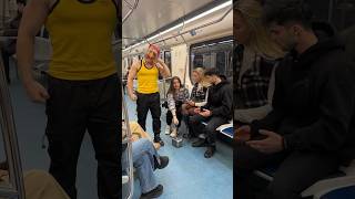 Amazing Baba Yaga in the subwayHeavy Hammer 😱 reaction [upl. by Coy451]