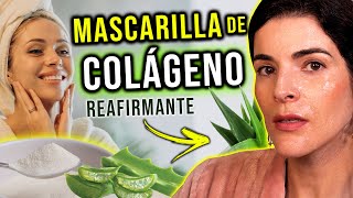 Haz esta MASCARILLA DE COLÁGENO para ARRUGAS y FLACIDEZ [upl. by Odicalp]