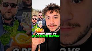 primeiro VS último drink da noite livedobrino humor MundinhoBrino [upl. by Lenneuq]