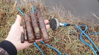 Magnet fishing ww2 location AMAZING finds [upl. by Lohman]