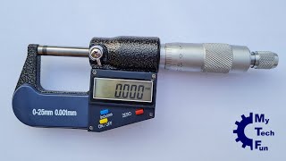 Review of Electronic Digital Micrometer from Banggood [upl. by Yelah]