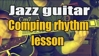 Jazz Guitar Chord Voicings  Lesson With Diagrams [upl. by Servetnick]