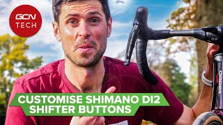 How To Customise Shimano 105 Ultegra amp DuraAce Di2 Shifter Buttons  Maintenance Monday [upl. by Dnalra]