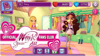 Winx Fairy School Game quotBedroom and Dress Upquot [upl. by Yzus]